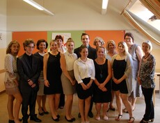 Gruppenfoto der Absolventen