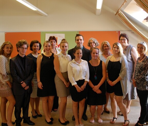 Gruppenfoto der Absolventen