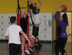 Basketball spielen